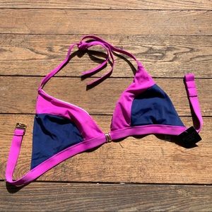 NWT Victoria’s Secret Colorblock Bikini Top